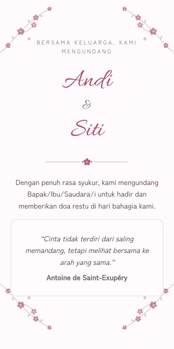 Tampilan template Sakura Whisper